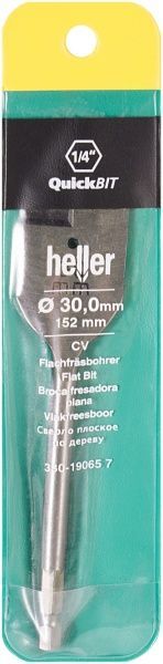 Сверло по дереву перовое Heller 20x152 мм 30 мм 19065