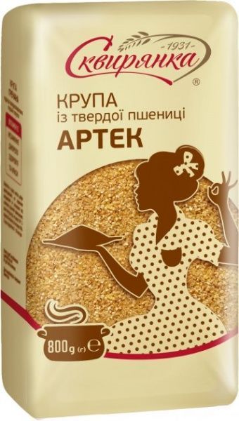 Крупа з твердої пшениці ТМ Сквирянка Артек 800 г 