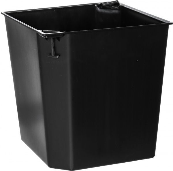 Горшок пластиковый Plastkon ELISE матовый квадратный 14,4л антрацит 