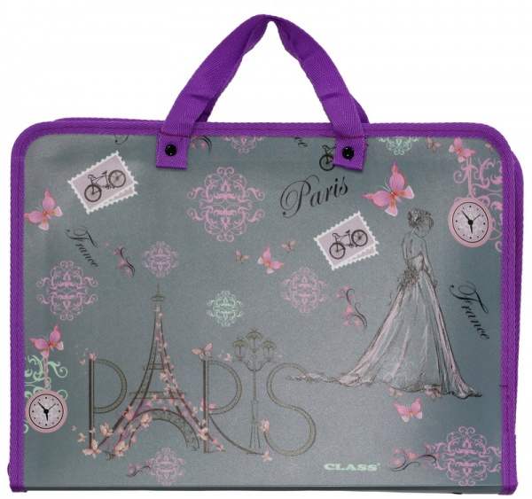 Папка з ручками Paris 600 мкм 5632-21C CLASS