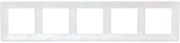 Рамка п'ятимісна Legrand Life універсальна білий 754005