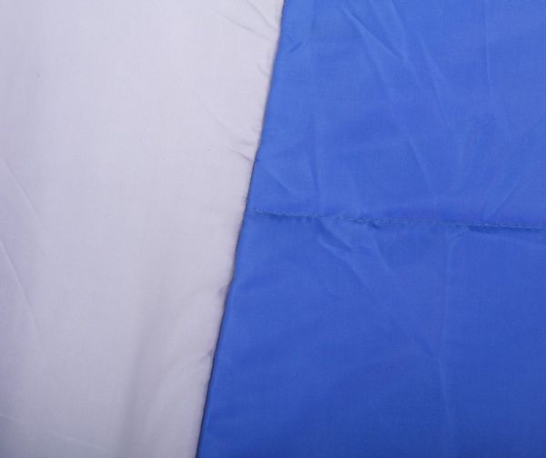 Спальний мішок з капюшоном сіро-синій
