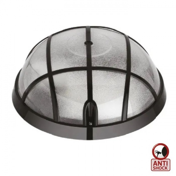 Світильник адміністративний HOROZ ELECTRIC Акуа Опак IP54 чорний 400-001-113 