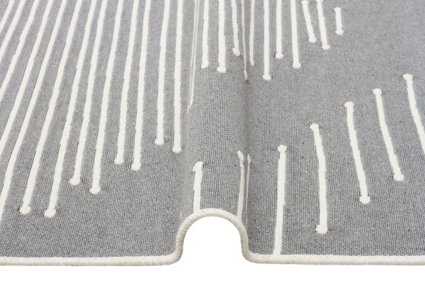 Килим Ekohali Arya AR 15 Grey 160x230 см двосторонній 