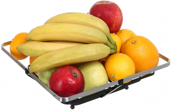 Корзинка для фруктов Silver shine 28х39,6 см черный Flamberg Premium 