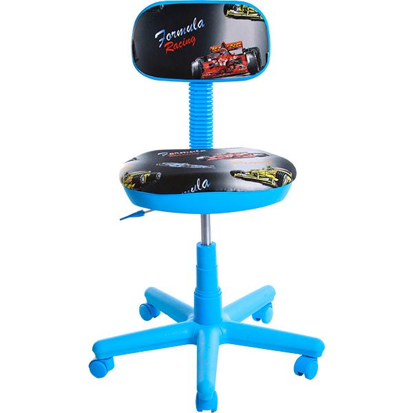 Кресло детское AMF Свити голубые машинки