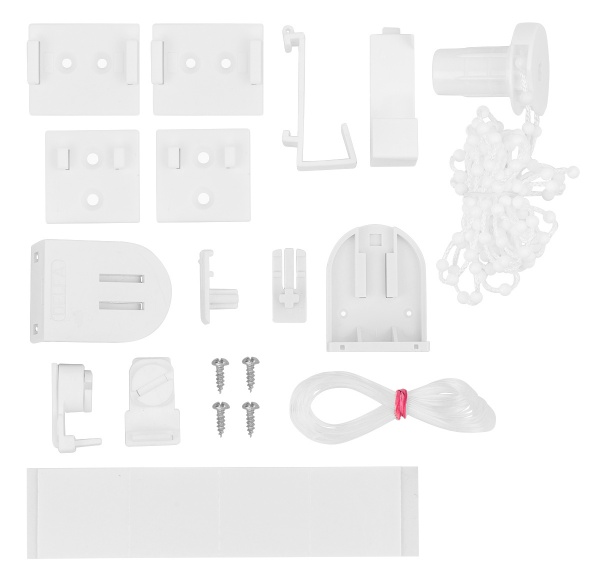 Ролета мини Delfa Жаккард Модерн 43x170 см бежевая 