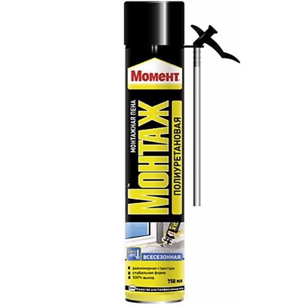 Піна монтажна  Момент Монтаж всесезонна  STD 750 мл