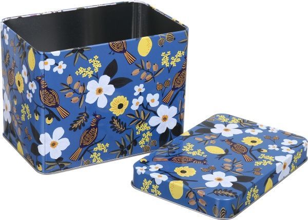 Банка жерстяна Flowers 16,5х11х12,5 см