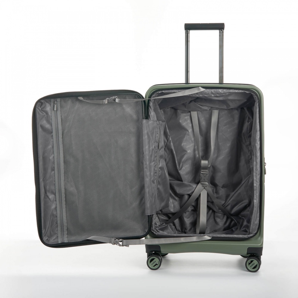 Валіза Bagland VELO M 72 л хакі