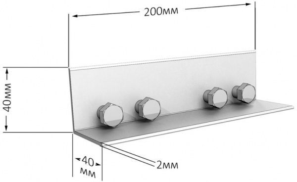 Соединитель продольный 2 шт. Kripter Light D ld150 в сборе