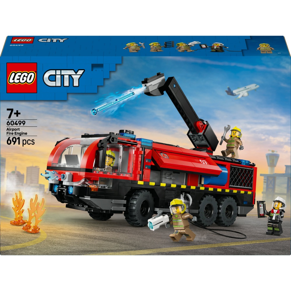 Конструктор LEGO City Пожежна вантажівка в аеропорту 60499