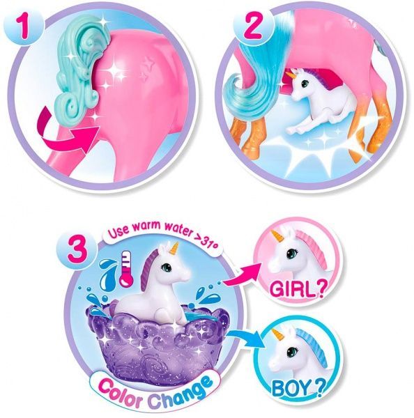 Набор с куклой Simba Steffi & Evi Love Беременная мама-единорог