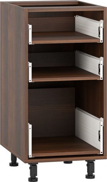 Тумба нижня з метабоксом 400x820x522 мм горіх темний 