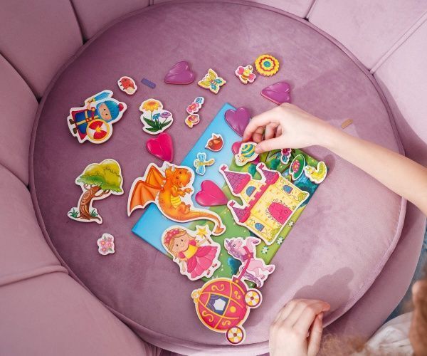 Игра магнитная Vladi Toys Принцесса и рыцарь VT3703-01