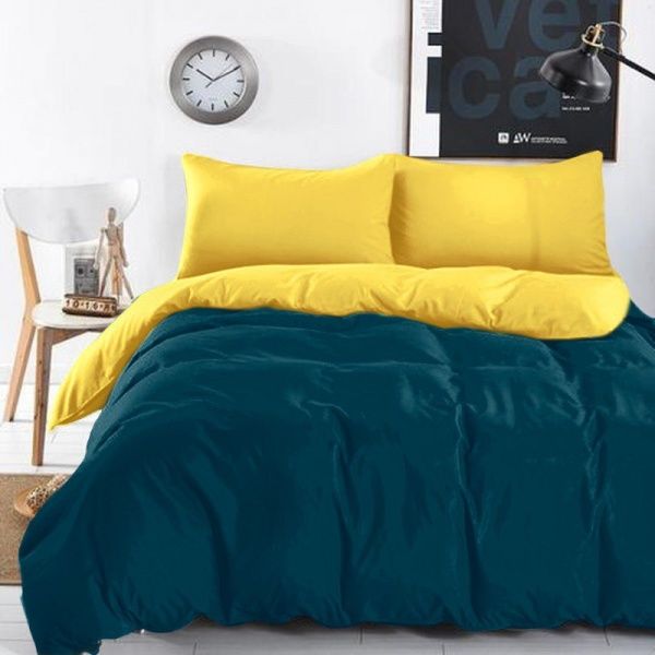 Комплект постільної білизни Корсар 1,5 жовто-зелений Domikus 