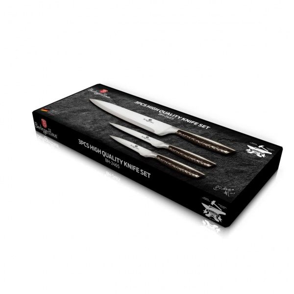 Набор ножей Shine Basalt Collection 3 предмета BH 2465 Berlinger