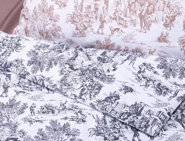 Пододеяльник Tuale 2 200x220 см темно-серый Luna 