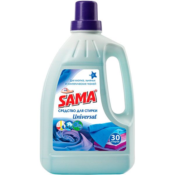 Гель для машинной стирки SAMA Universal 1,5 л