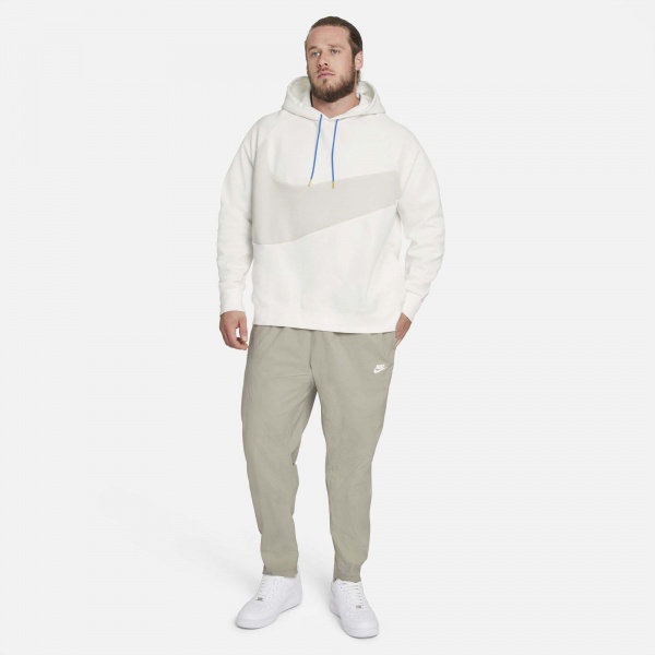 Джемпер Nike M NSW SWOOSH TCH FLC PO HD DD8222-133 р. L белый