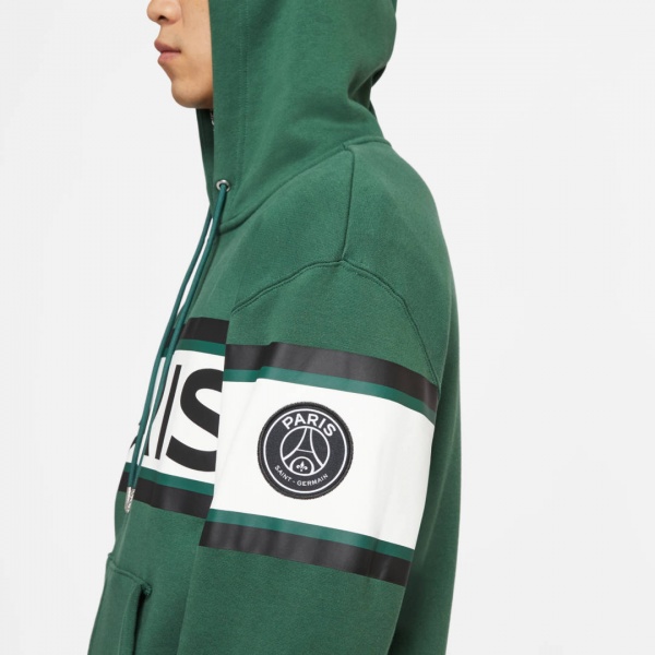 Джемпер Nike M J PSG FLEECE FZ DB6481-333 р. L зелений