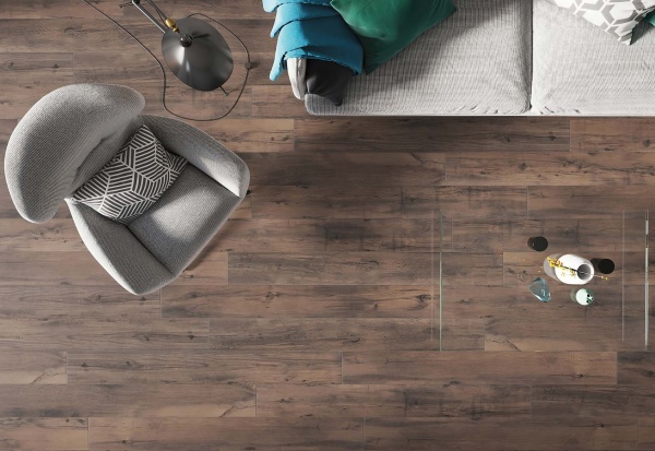 Плитка Cerrad Tonella Brown Rect 1202x193 мм 