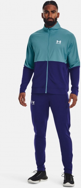 Штани Under Armour PIQUE TRACK PANT 1366203-468 р. 2XL синій