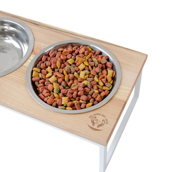 Миска подвійна 10 центів для Джека №2 S 2х450 мл білий