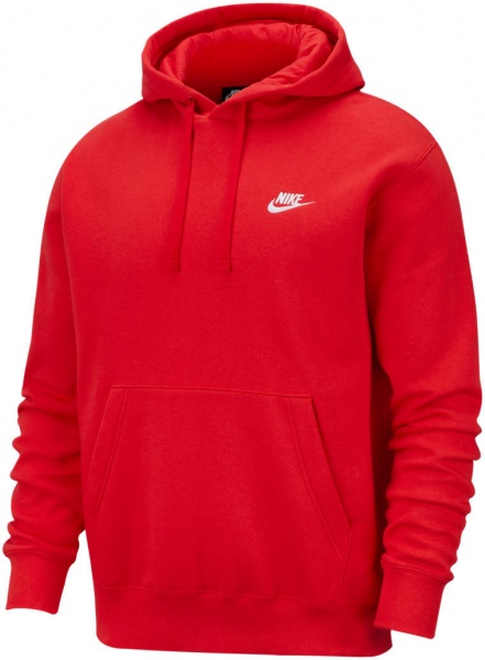 Джемпер Nike M NSW CLUB HOODIE PO BB BV2654-657 р.S червоний