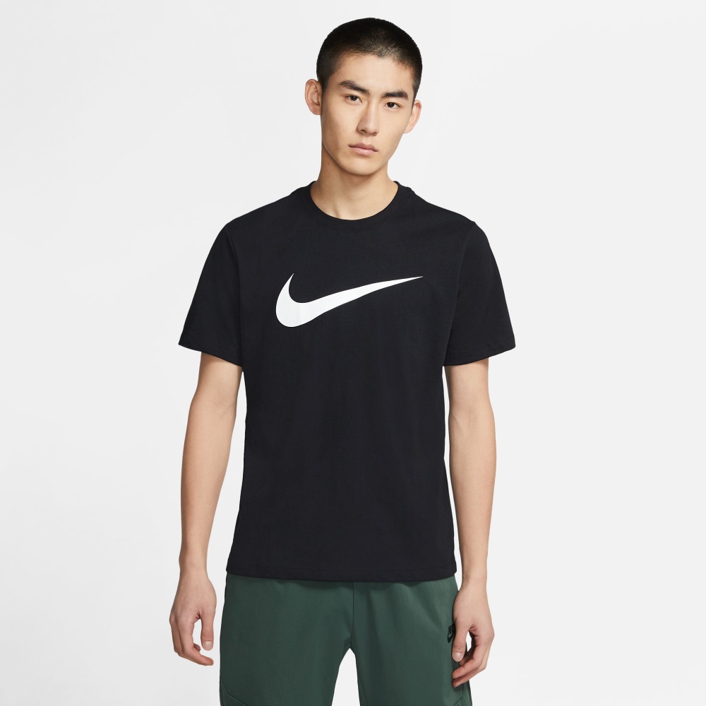 Футболка Nike M NSW TEE ICON SWOOSH DC5094-010 р.XL черный