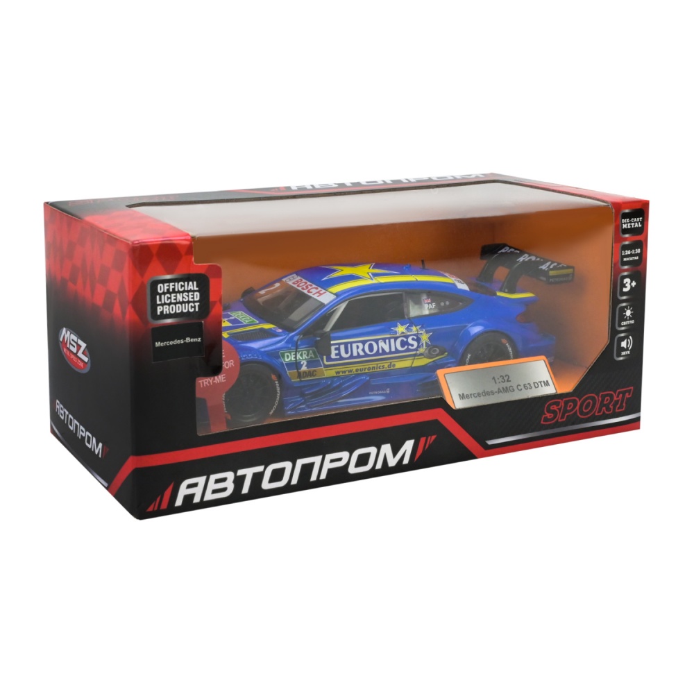 Машинка Автопром 1:32 Mercedes-AMG C 63 DTM 68447B