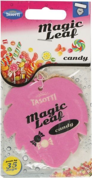 Ароматизатор підвісний  Tasotti Magic Leaf цукерковий