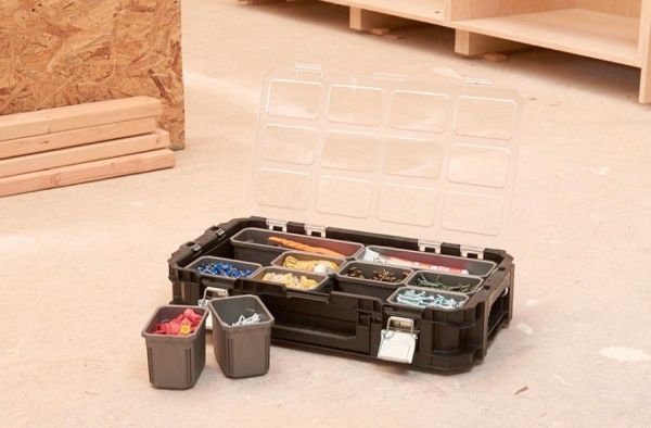 Скриня для інструментів Keter PRO на колесах з органайзером Connect Cart 564 х 373 х 550 239996 