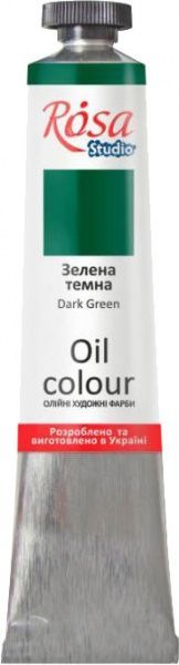 Фарба олійна Зелена темна 326508 60 мл Rosa Studio