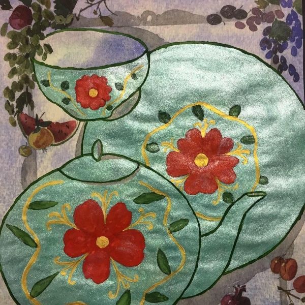 Краски акварельные Malinos Maxi Perleffekt 6 цветов MA-300014