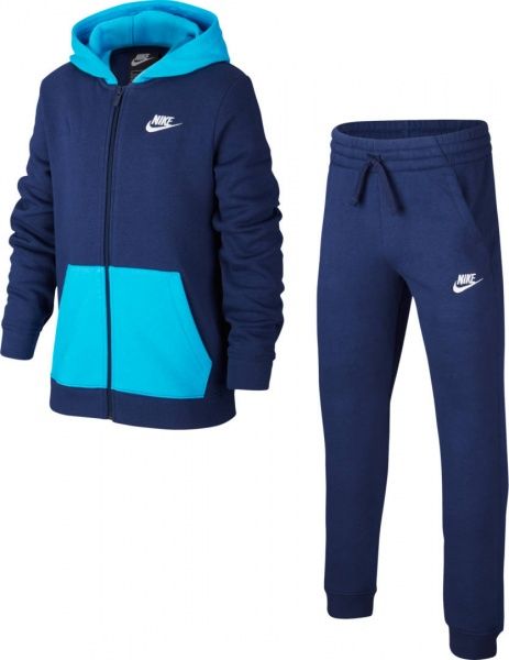 Спортивний костюм Nike B NSW TRK SUIT CORE BF BV3634-411 р. L синій
