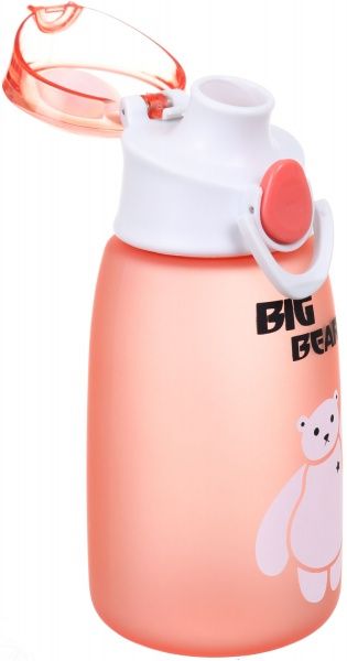 Пляшка для води Big Bear 350 мл коралова Flamberg Smart Kitchen