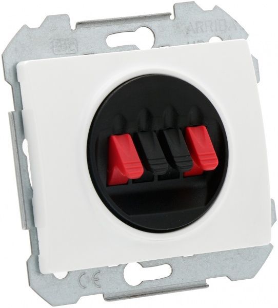 Розетка акустична Siemens Iris 4 контакти білий 18563-4 W