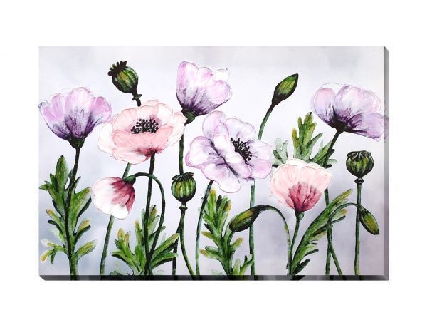 Картина Прозорі маки 60x90 см SvitArt F-482 