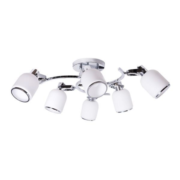 Люстра подвесная Altalusse 6x40 Вт E27 хром INL-9376P-06 Chrome 