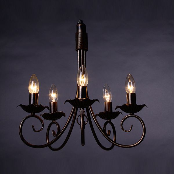 Люстра підвісна Nowodvorski PLOMYK V 5xE14 бронзовий 483;48483 