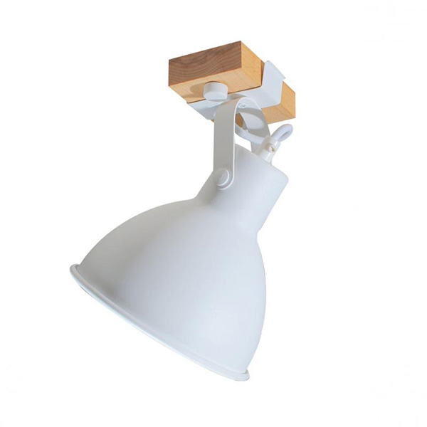 Спот Светкомплект Wooden AP 1619 1x40 Вт E27 белый 