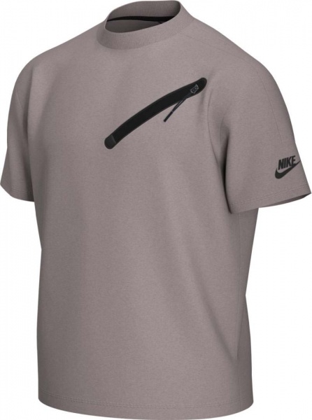 Футболка Nike M NSW PE SS KNIT TOP DA0797-229 р.2XL коричневий