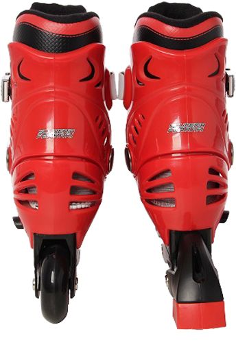 Роликовые коньки Ferrari FK7-BLACK р. 33-36 красный