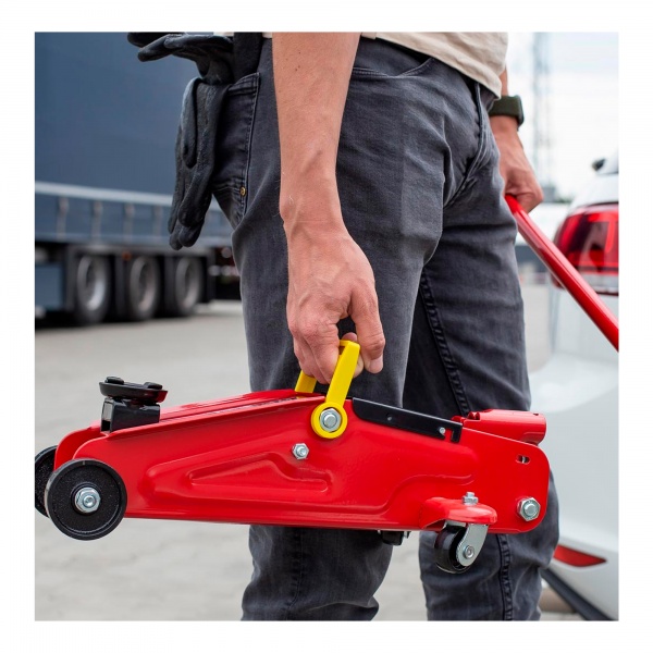 Домкрат гідравлічний підкатний AMiO (01035) 2 т