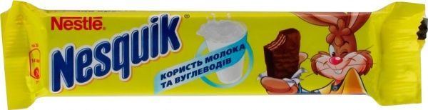 Вафли Nesquik в молочном шоколаде 26 г 4823000915831 (4823000915831) 