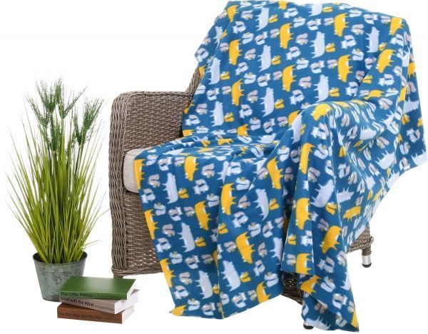 Плед Fox 125x150 см різнокольоровий UP! (Underprice) 