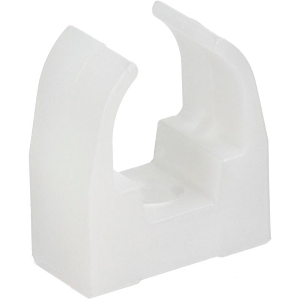 Держатель трубы Underprice 20 мм 50 шт белый