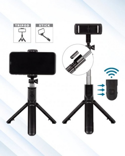 Селфи-монопод Acclab AL-ST01BT black 