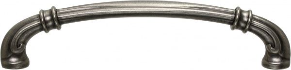 Мебельная ручка 128 мм матовый античный никель MVM D-1014-128 MAN